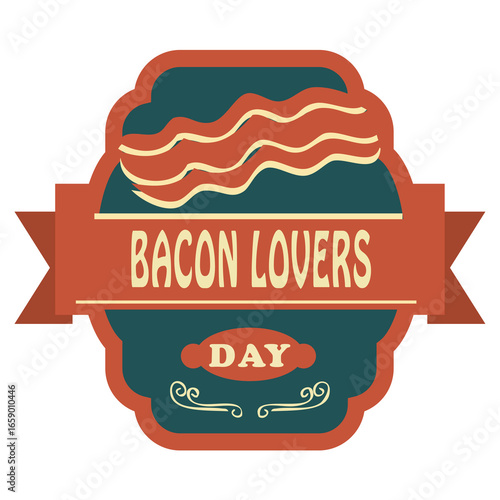 Bacon Lovers Day sticker