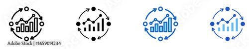 Lean Metrics  Icon Set Multiple Style Collection
