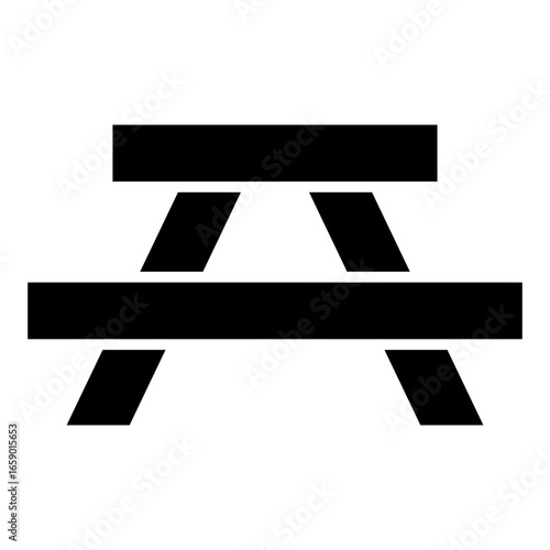 picnic bench icon
