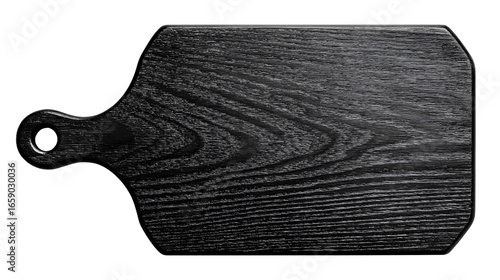 Black Wooden Cutting Board Kitchen Utensil