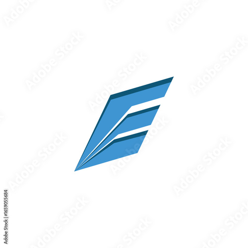 Letter E icon vector for business template, emblem