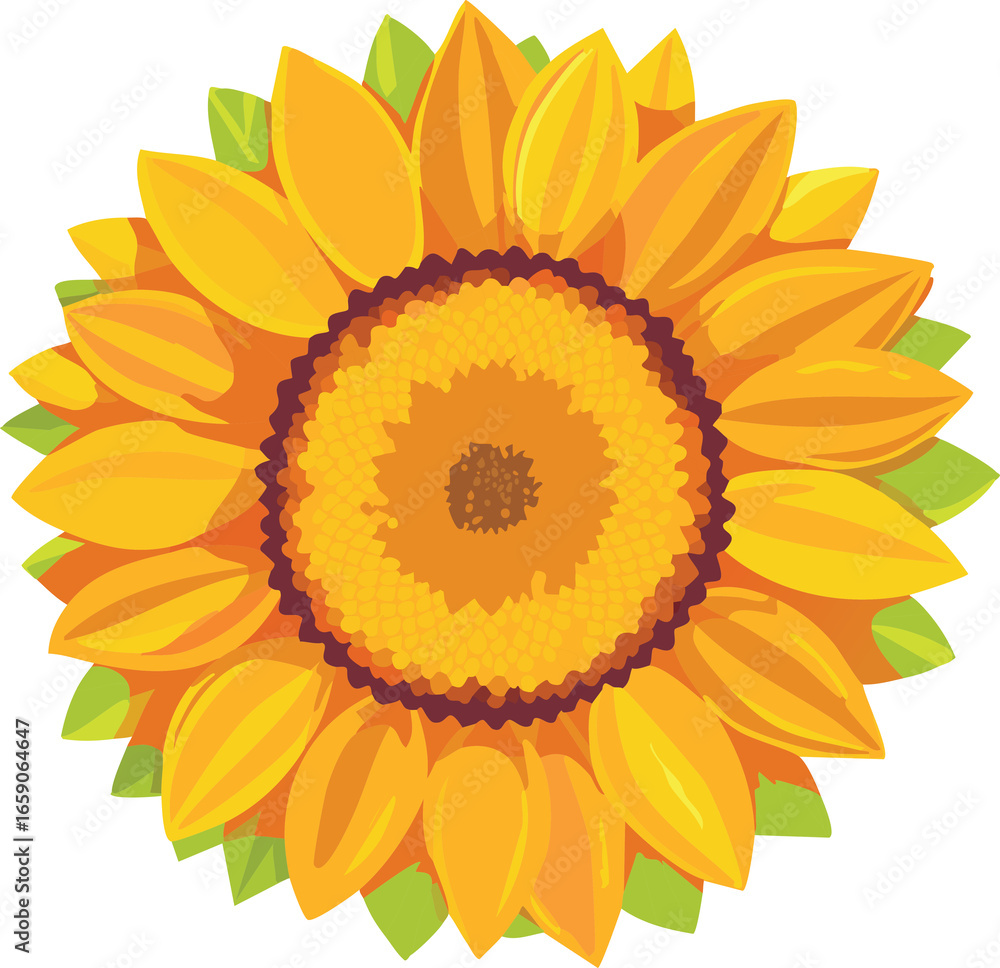 Fototapeta premium sunflower isolated on white