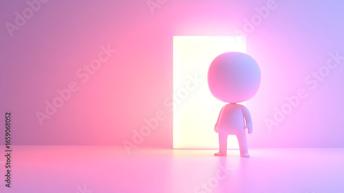 a single cute kawaii character