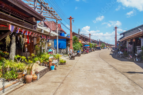 Lanta Old Town main street, Koh Lanta, Krabi, Thailand