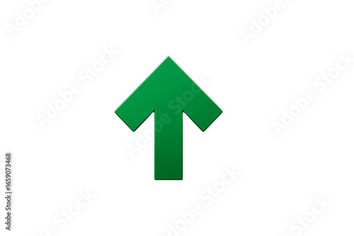 Free Download Green arrow pointing upwards signifies growth and progress - GFXLoad