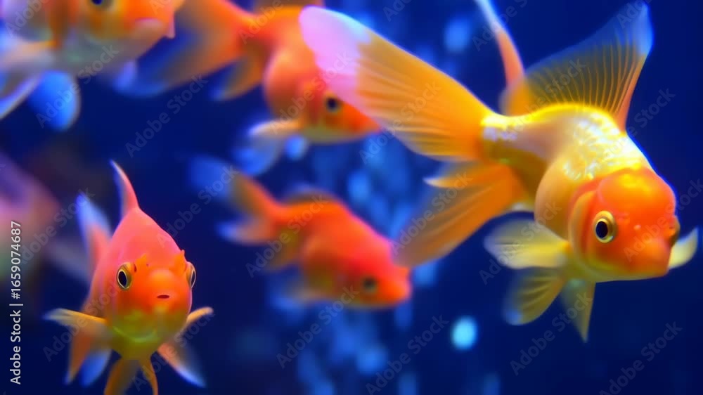 Colorful fish in a vibrant aquarium Colorful fish in a vibrant aquarium