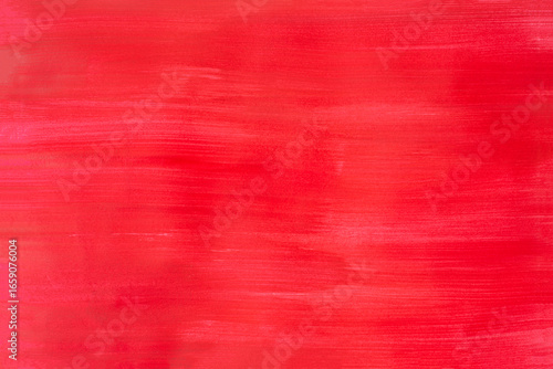 Bold Red Watercolor Brush Stroke Artwork