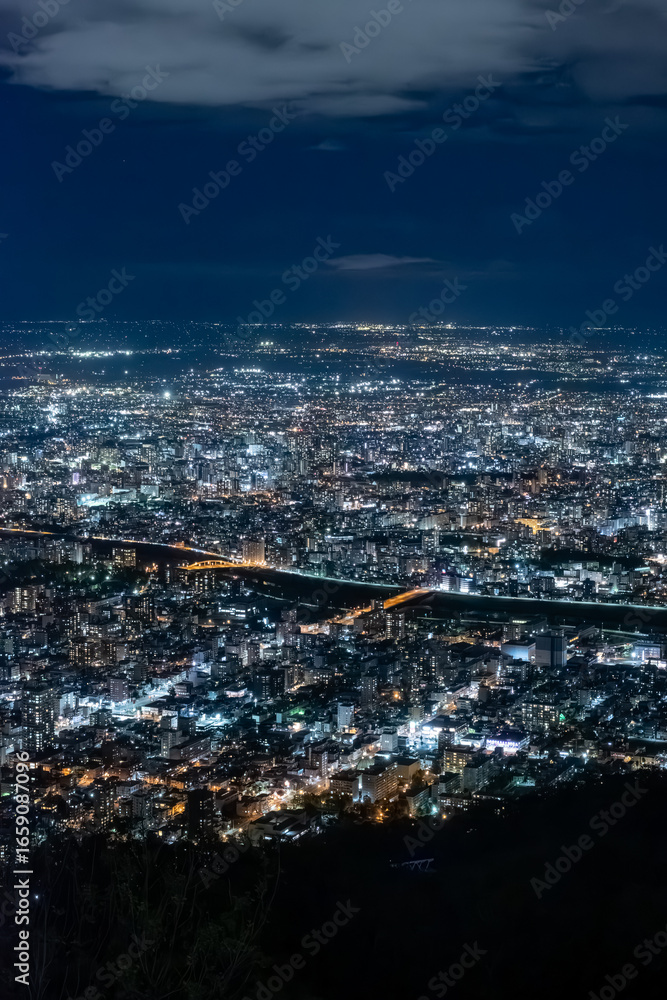 Obraz premium 北海道の展望台