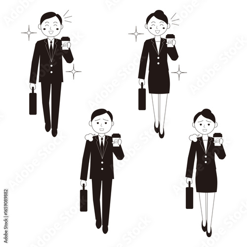 コーヒーを持って出勤