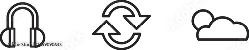 Circular Arrows Icon Representing Refresh Reload Repeat or Synchronization Process