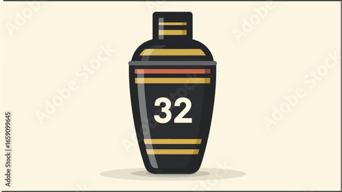 Cocktail shaker illustration number 32