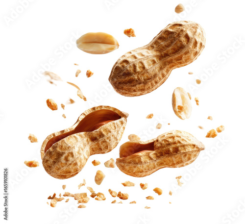 Wallpaper Mural Peanuts in pods, scattered Torontodigital.ca