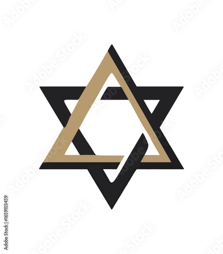 Star of david graphic design element