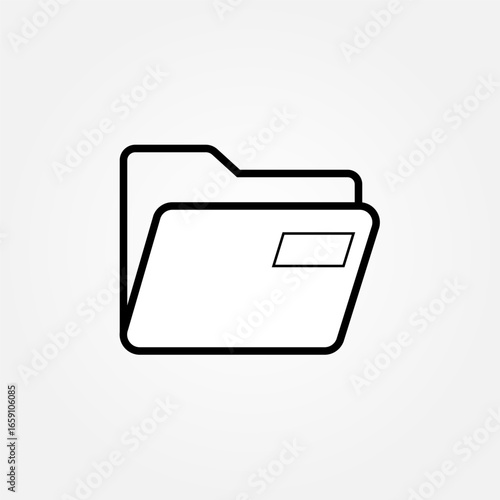 folder icon symbol illustration vector eps10 logo template design pattern seamless