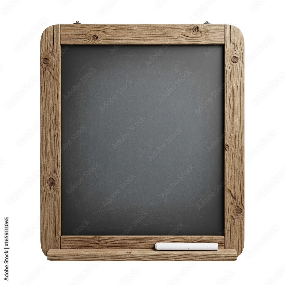 Obraz premium blackboard isolated on white