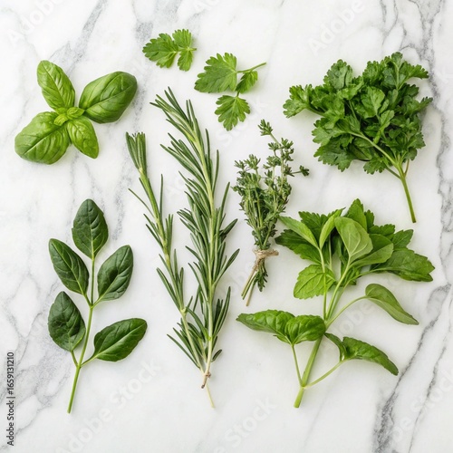 fresh herbs and spices