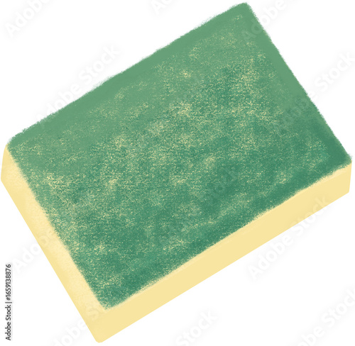 sponge on white