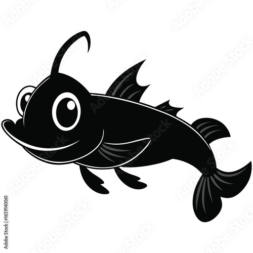 vector illustration of a fish