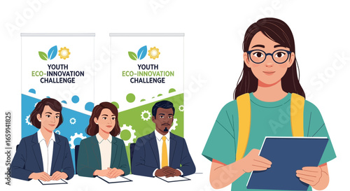 Empowering youth: Panel judges the Eco-Innovation Challenge, fostering sustainable ideas