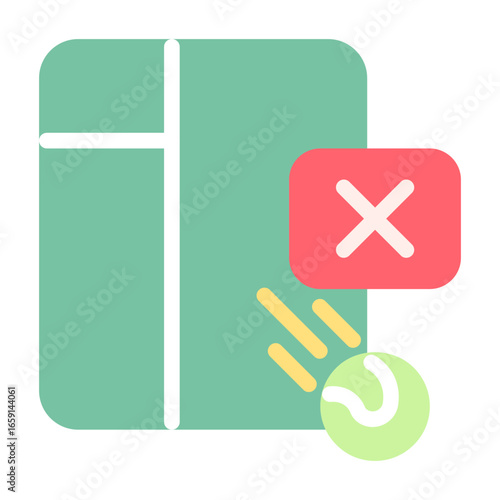 out icon with flat style