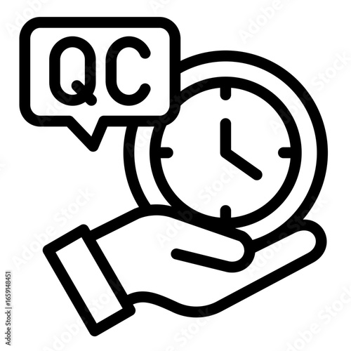 Time-Management Outline Icon