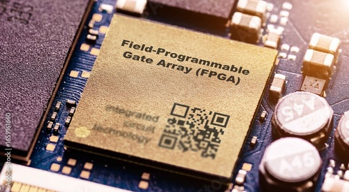 Field-Programmable Gate Array (FPGA) Reconfigurable IC for implementing custom digital circuits.