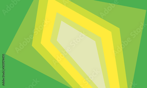 Abstract geometric background with layered hexagon shapes in bold gradient colors
