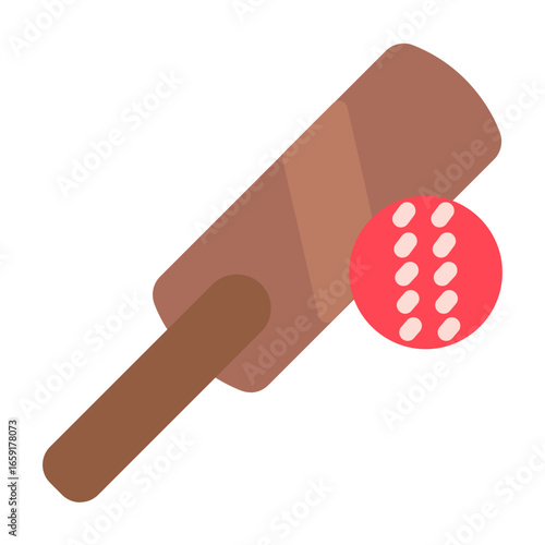 hit icon with flat style