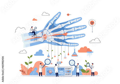 Researchers examine human hand anatomy and joint functionality through detailed scientific investigation discovering biological insights