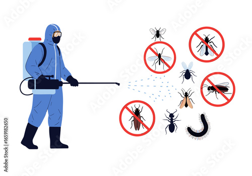 Professional pest control services eliminating household insects safely and effectively
