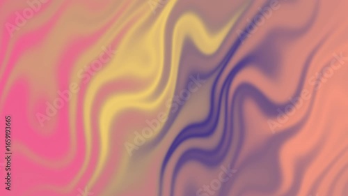 abstract background pink yellow purple orange gradient with fluid holographic waves, ideal niche for modern web design, creative branding, digital presentation backdrops, and stylish visual projects