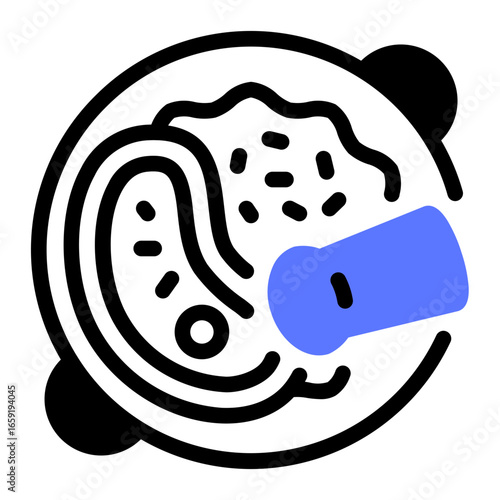This Meat marinade icon is suitable for Food, Cooking, Culinary, etc.
