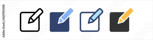 Edit Icon Set Multiple Style Collection