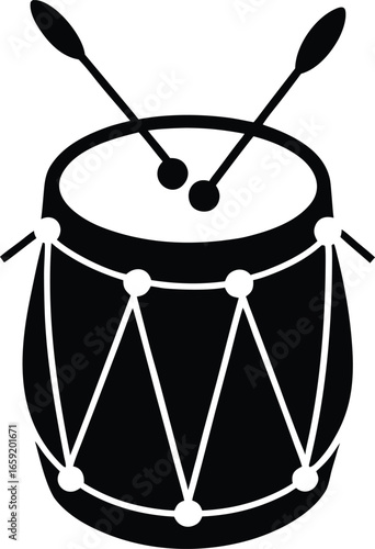 drum isolated on white