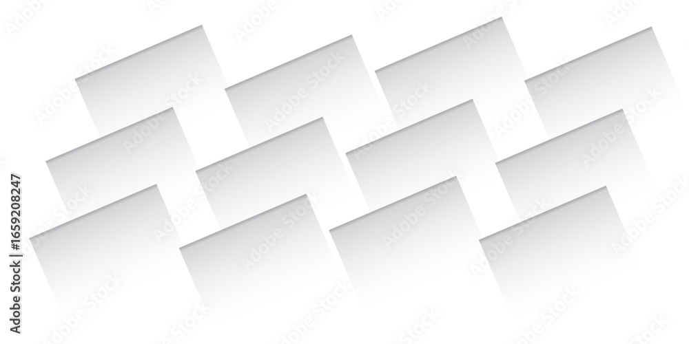 Obraz premium Geometric background vector illustration: 3D cube shape pattern for futuristic business design and digital technology template