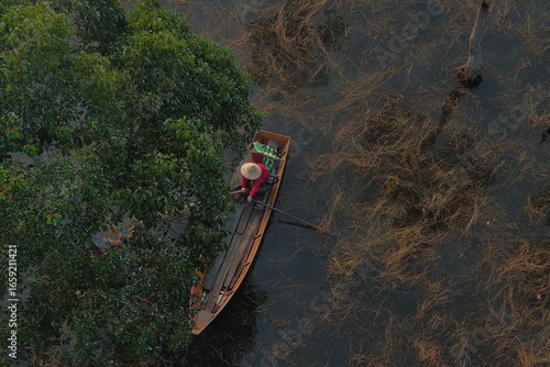 boat on the river