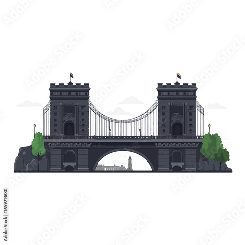 Vector flying bridge 