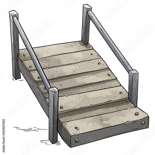 Flyover bridge isolated 