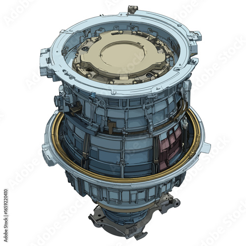 Illustration of a gearbox 