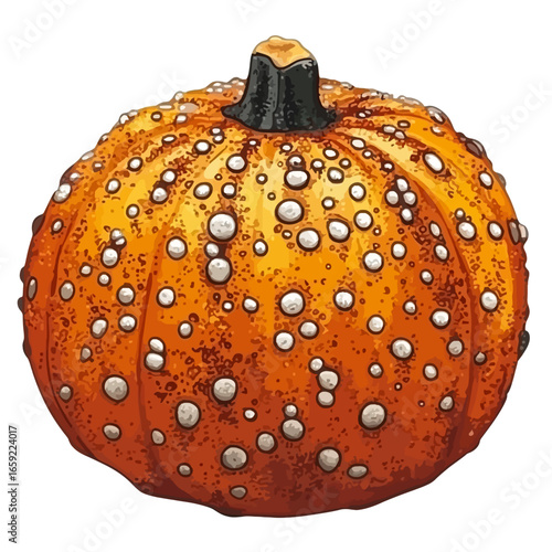 Gourd on white background 