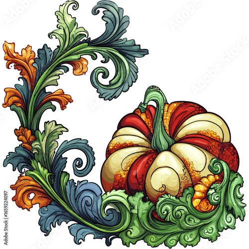 Gourd illustration 