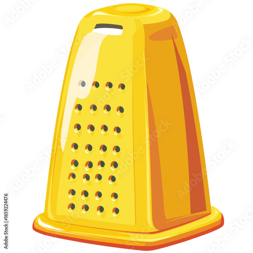 Vector illustration of a grater 