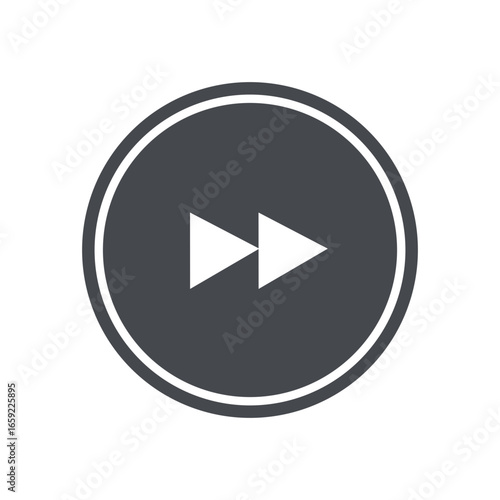 Free Download video player icon forward - GFXLoad