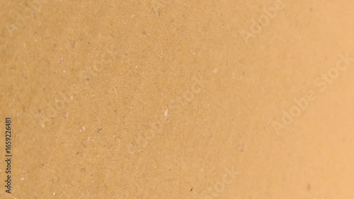 Background of brown kraft paper or cardboard texture, parchment or papyrus surface, vector realistic illustration.
