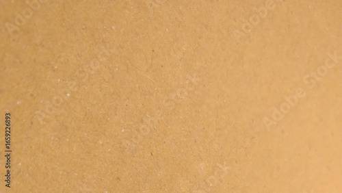 Background of brown kraft paper or cardboard texture, parchment or papyrus surface, vector realistic illustration.
