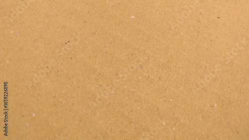 Background of brown kraft paper or cardboard texture, parchment or papyrus surface, vector realistic illustration.
