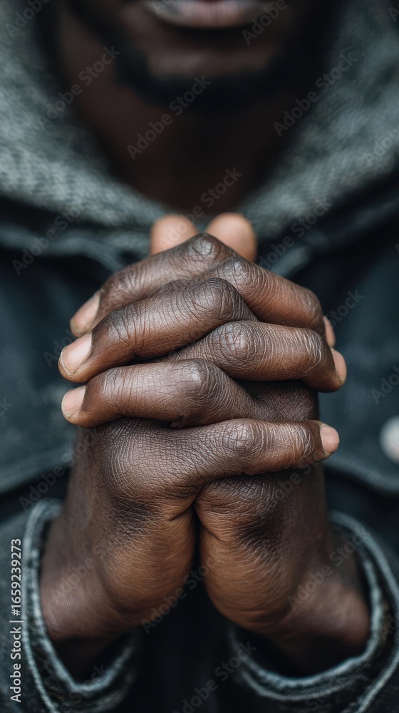 Fototapeta premium CloseUp of Hands in Prayer