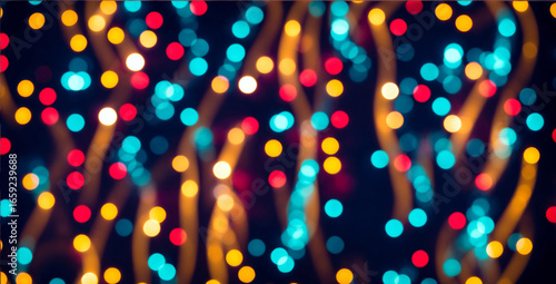 selective focus lights in m...