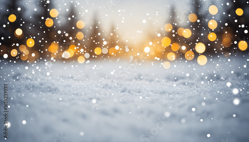 snowy winter scene with spa...