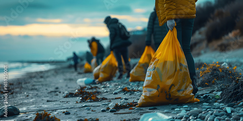 Tropical Beach Cleanup | Ocean Conservation Team | Coastal Protection Efforts